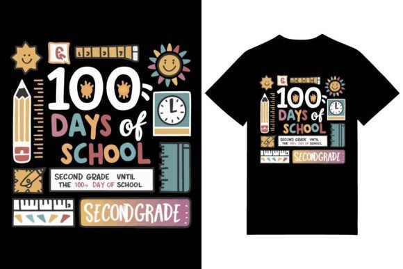 100 Days of School 2nd Grade Graphics