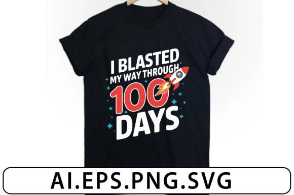 100 Days School T Shirt Design Graphics