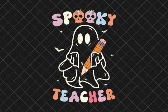 Halloween Coquette PNG Spooky Teacher Graphics