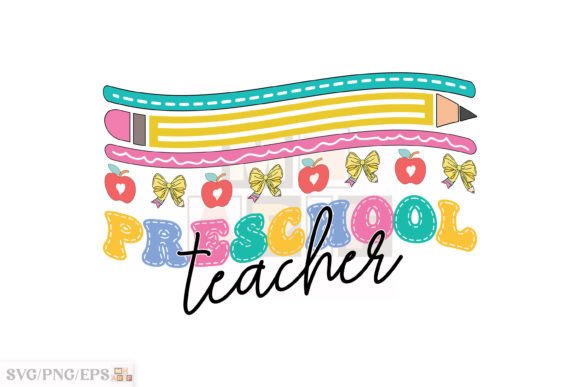 Preschool Teacher Dalmatian Dots School Graphics