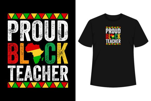 Proud Black Teacher Men Women Black