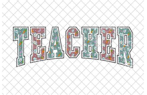Retro Teacher Sublimation, Easter Teache