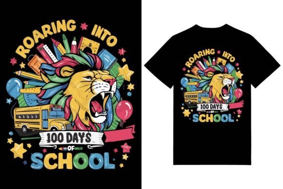 Roaring into 100 Days of School Graphics