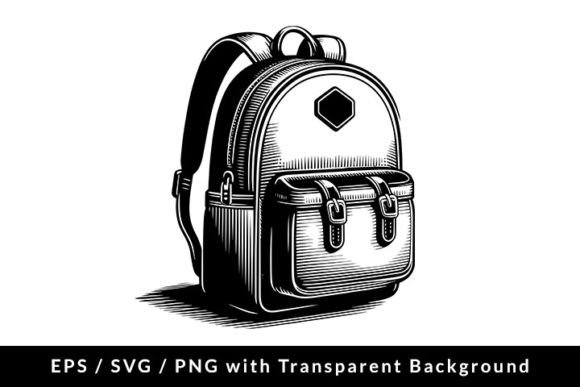 School Backpack Clip Art for Graphics and Illustrations