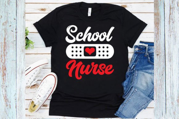 School Nurse T-Shirt Graphics & T-Shirt Designs