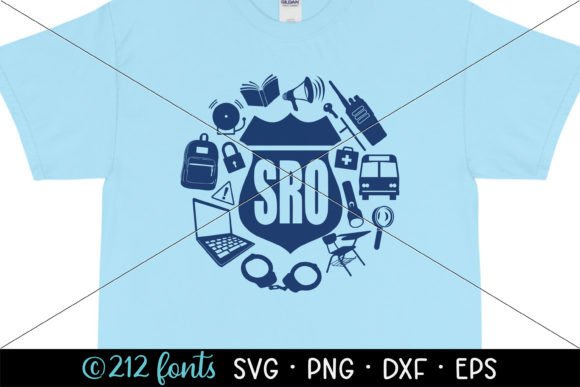 School Resource Officer SRO SVG Graphic