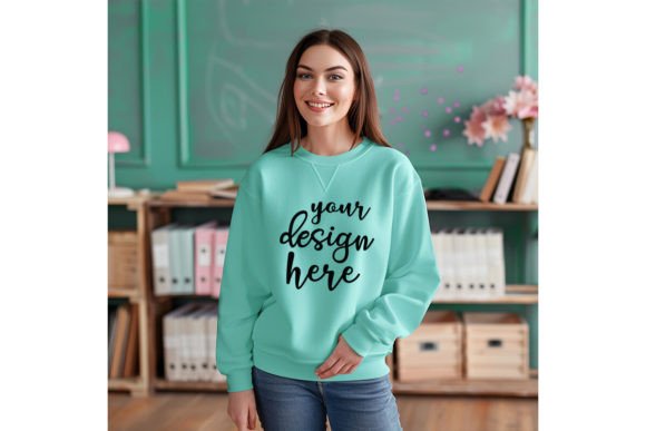 Teacher Mockup: Graphics & Hoodies Amp