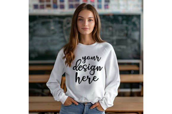 Teacher Sweatshirt Mockup: Graphics and Hoodies Amp